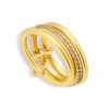 Stacked Linked Crystal Band Ring